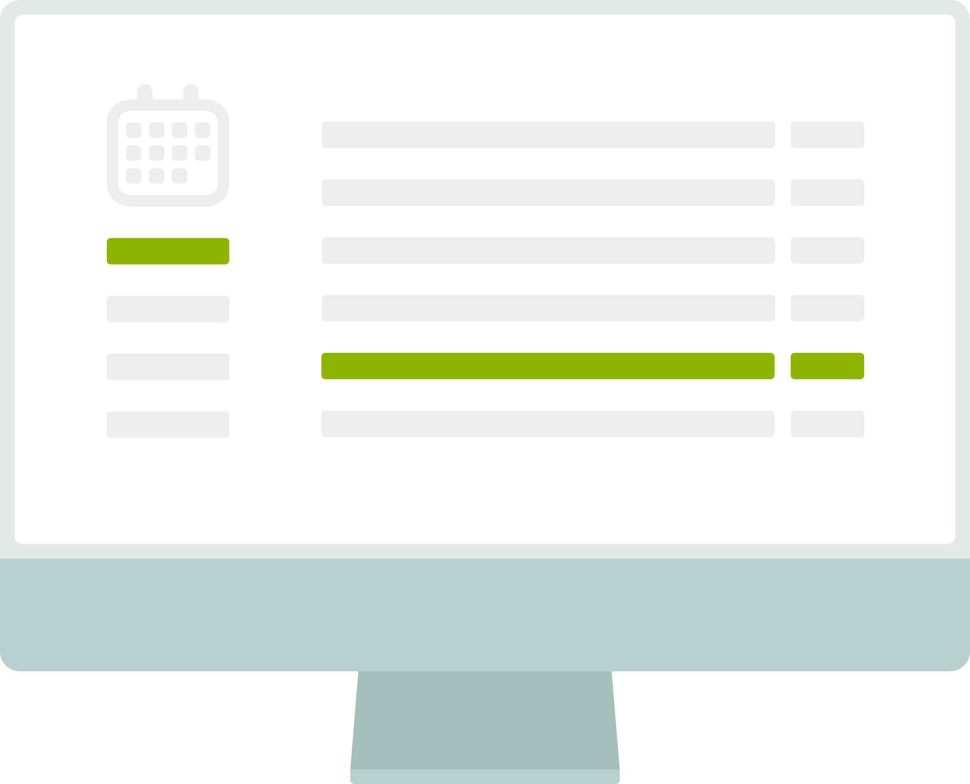 Monitor - scheduled assignments