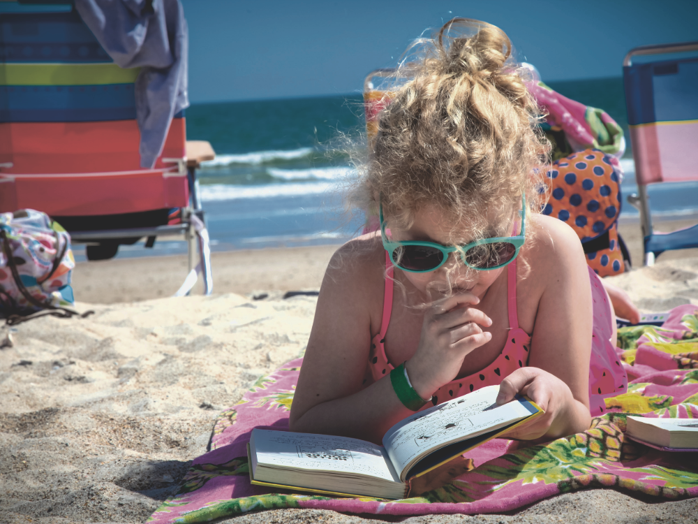 En bild på en badplats