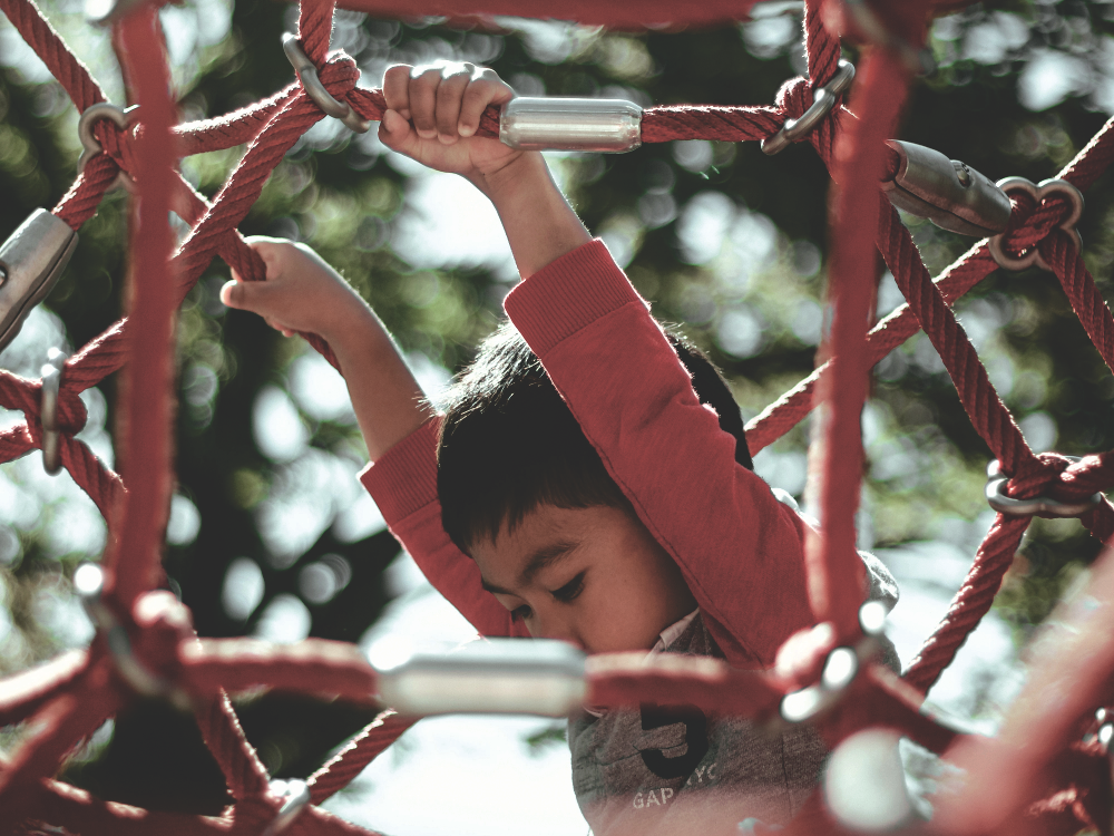 En bild på en lekplats