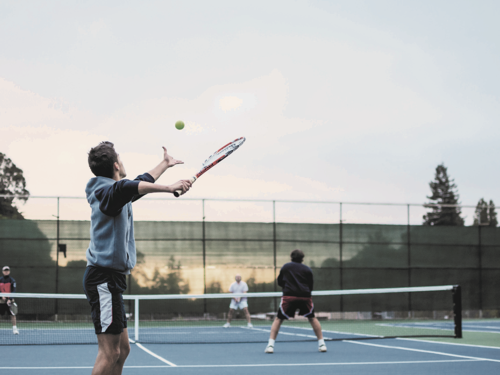 En bild på en idrottsanläggning