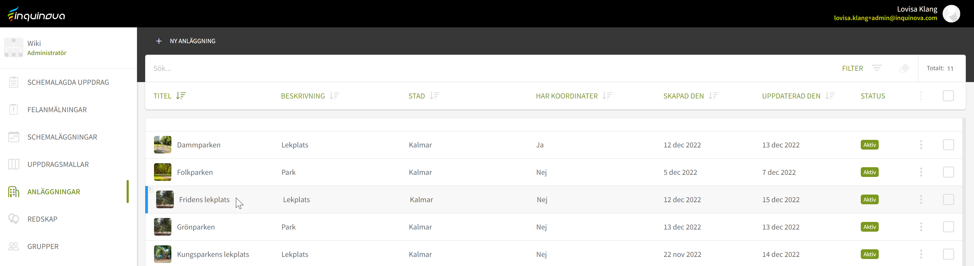 Fig. 7: Dubbelklicka på platsen