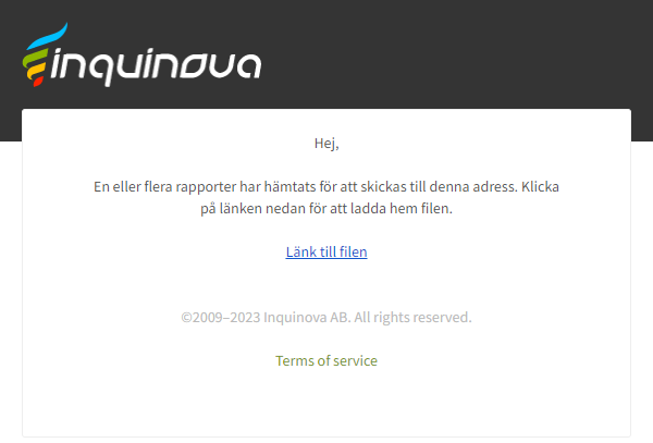 Fig. 12: Länk till sammanställning i mail