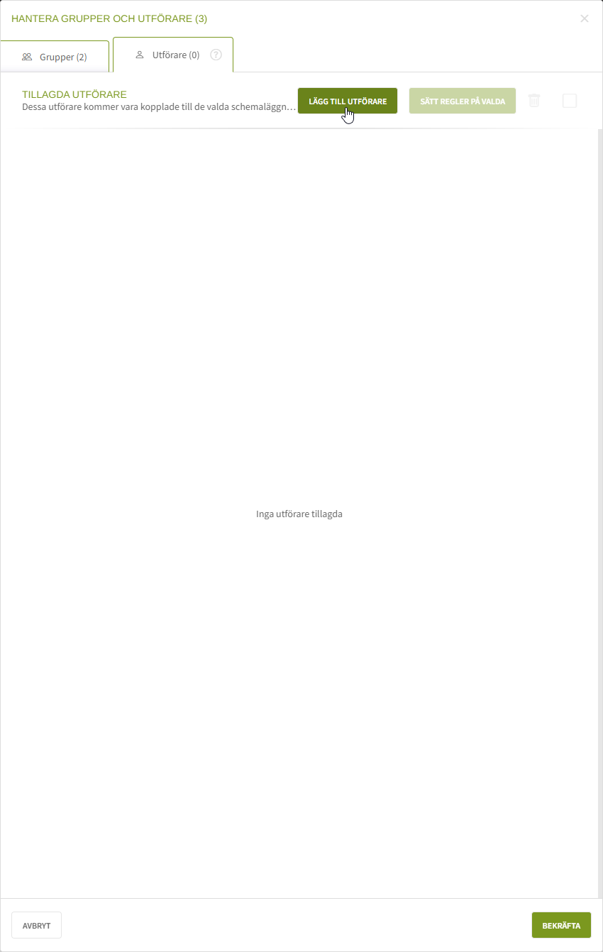 Fig. 10: Lägg till utförare