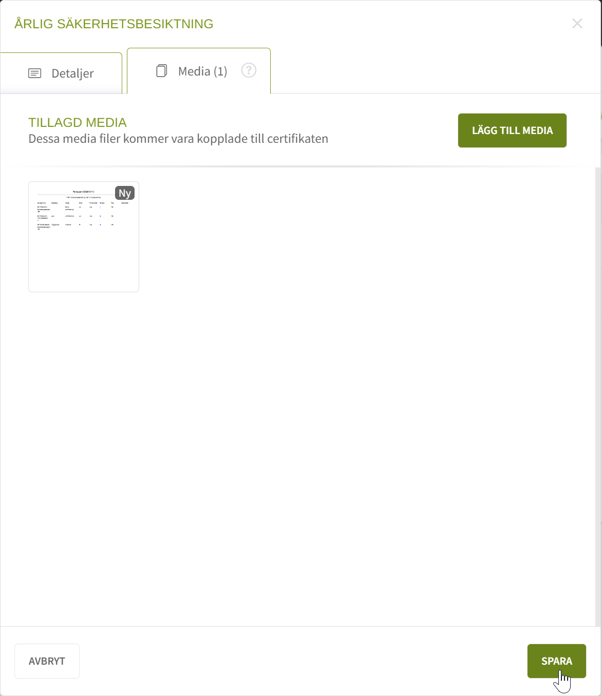 Fig. 13: Tillagd media